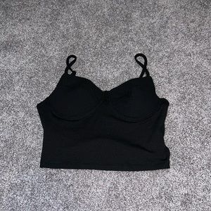 Solid Bustier Cami Top